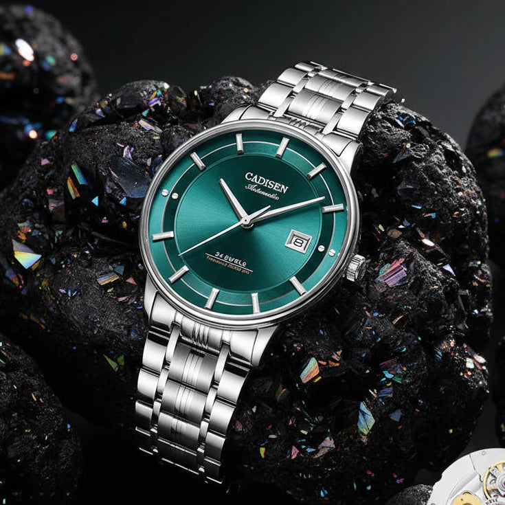 KVLOR™ Cadisen Ultra-Thin Sapphire Automatic Watch