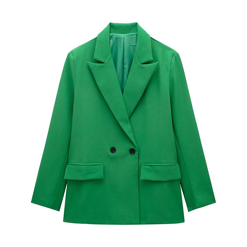 KVLOR™ Double-Breasted Tailored Blazer