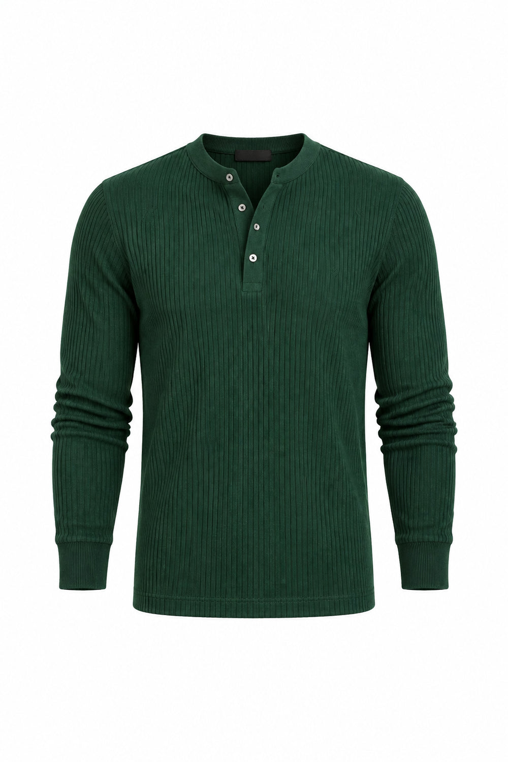 KVLOR™ Ribbed Stripe Henley