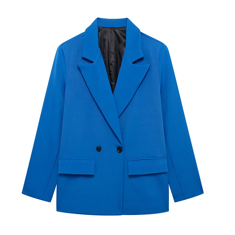 KVLOR™ Double-Breasted Tailored Blazer