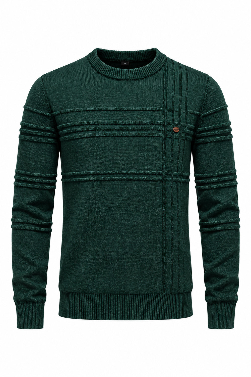 KVLOR™ Striped Crewneck Sweater