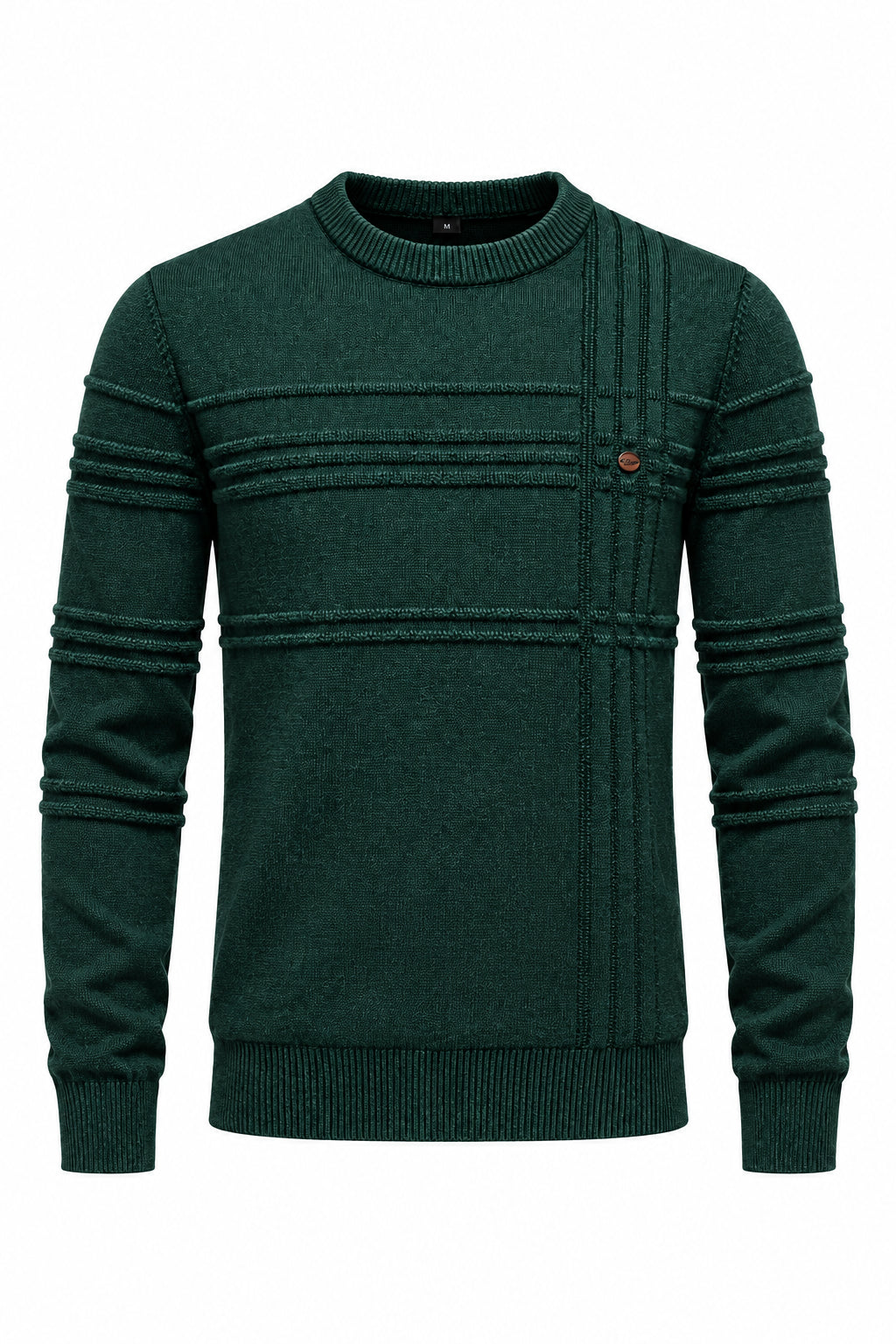 KVLOR™ Striped Crewneck Sweater