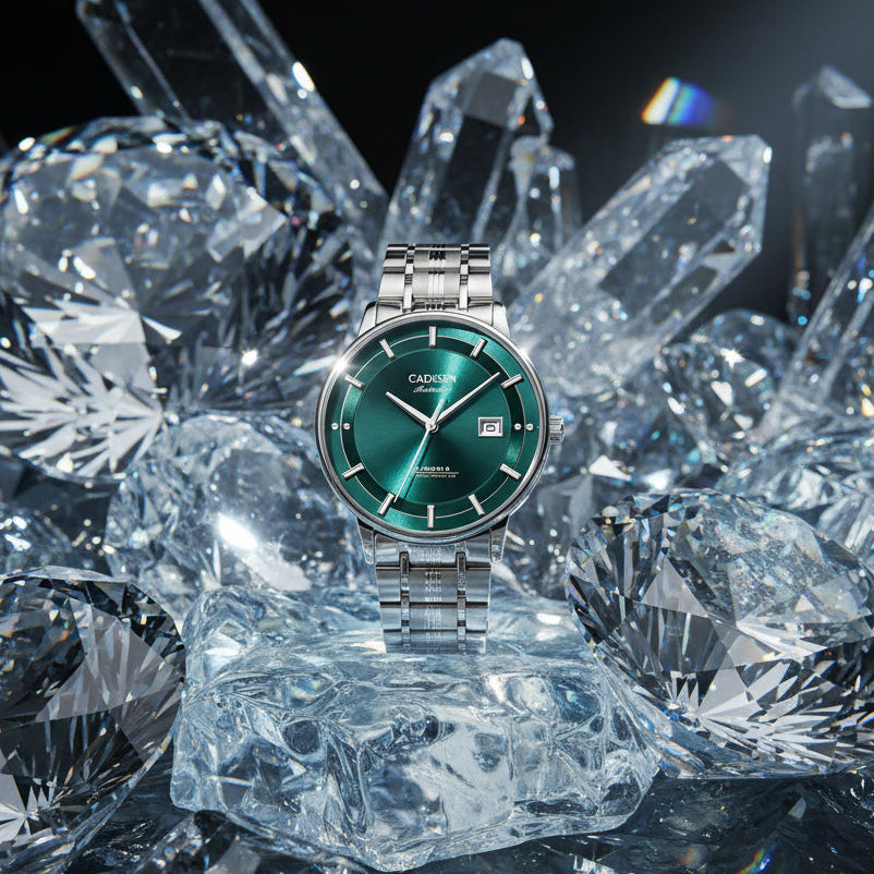 KVLOR™ Cadisen Ultra-Thin Sapphire Automatic Watch