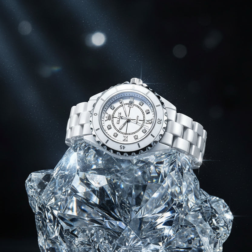 KVLOR™ OLEVS Ceramic Women's Quartz Watch