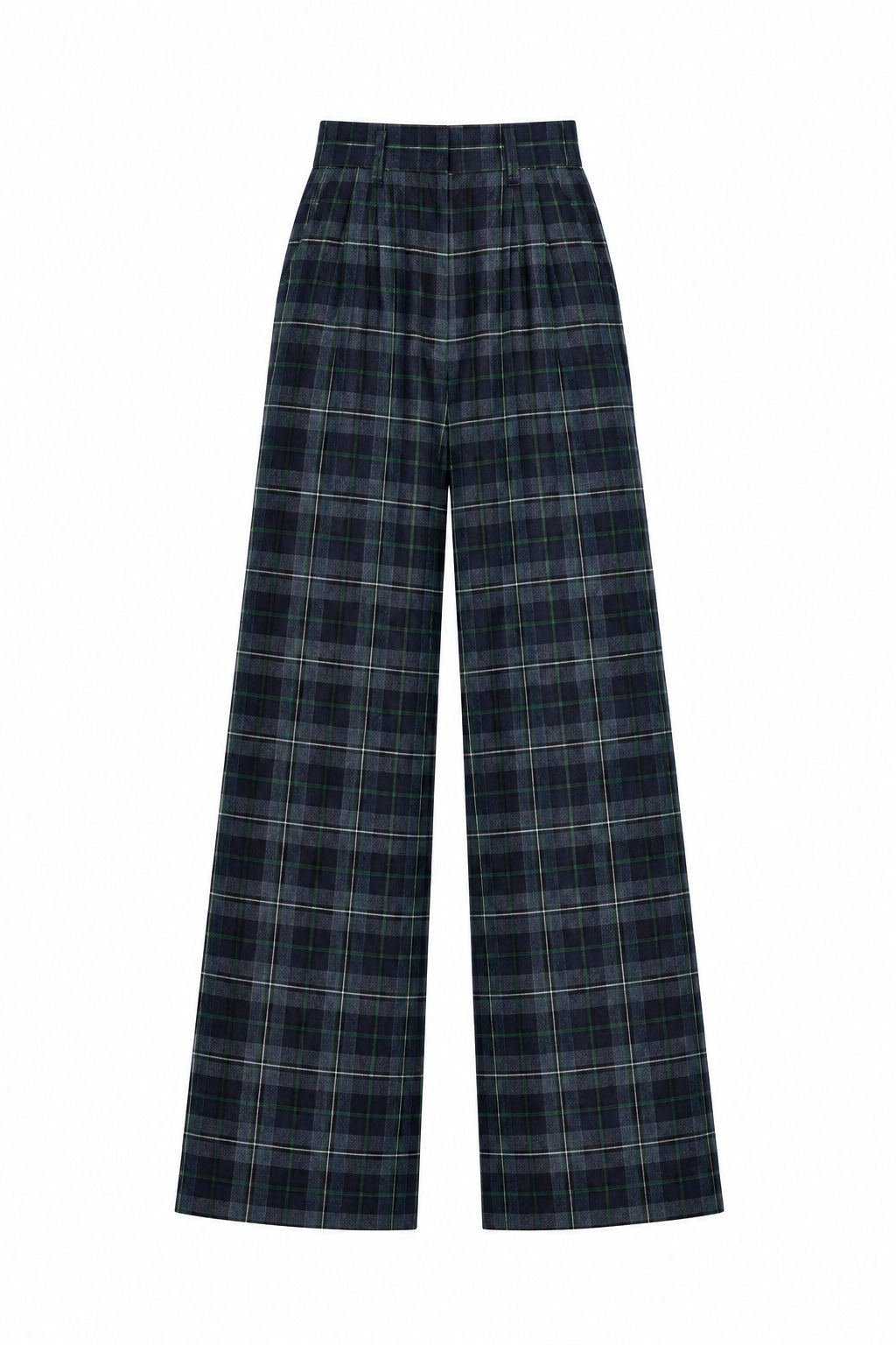KVLOR™ Draped Wide-Leg Trousers