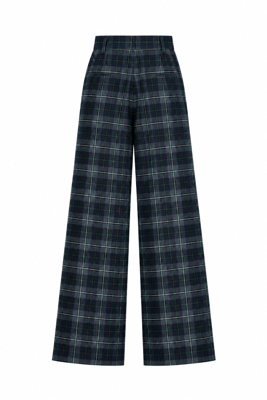 KVLOR™ Draped Wide-Leg Trousers