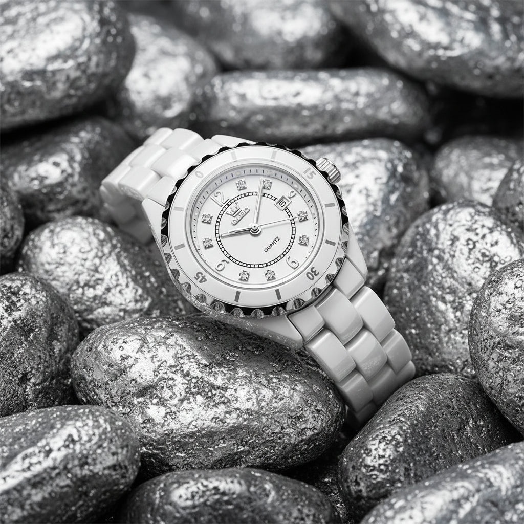 KVLOR™ OLEVS Ceramic Women's Quartz Watch